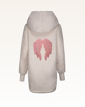Angel Wings Lounger Jacket Ivory — Beth's Furry Friends